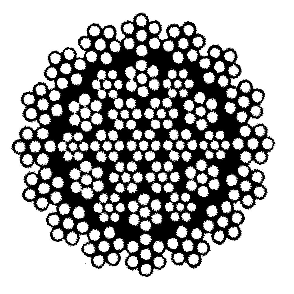 Rotation resistant wire 35x7 IWRC CERTEX Denmark